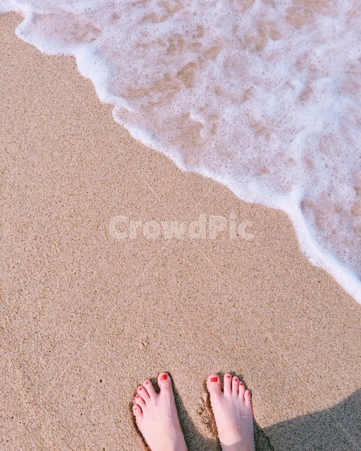 감성,바다,파도,모래,발,해변,바다,beach,sea