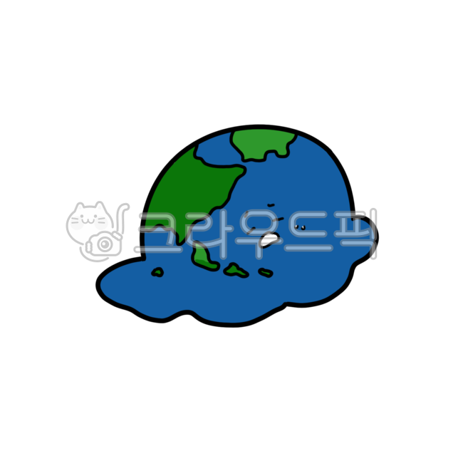 지구,지구온난화,환경오염,녹음,녹는지구,파란색,초록색,더위