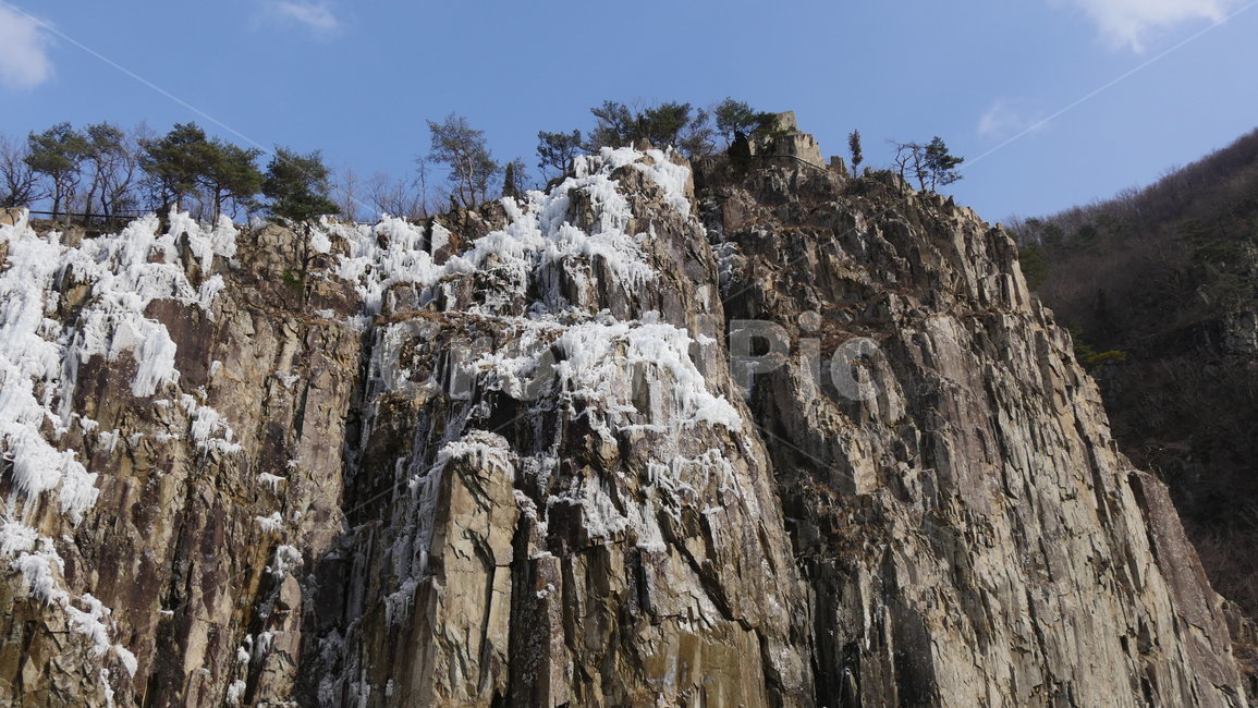 옥외,자연,낭떠러지,얼음골,눈,겨울,계절,winter,season