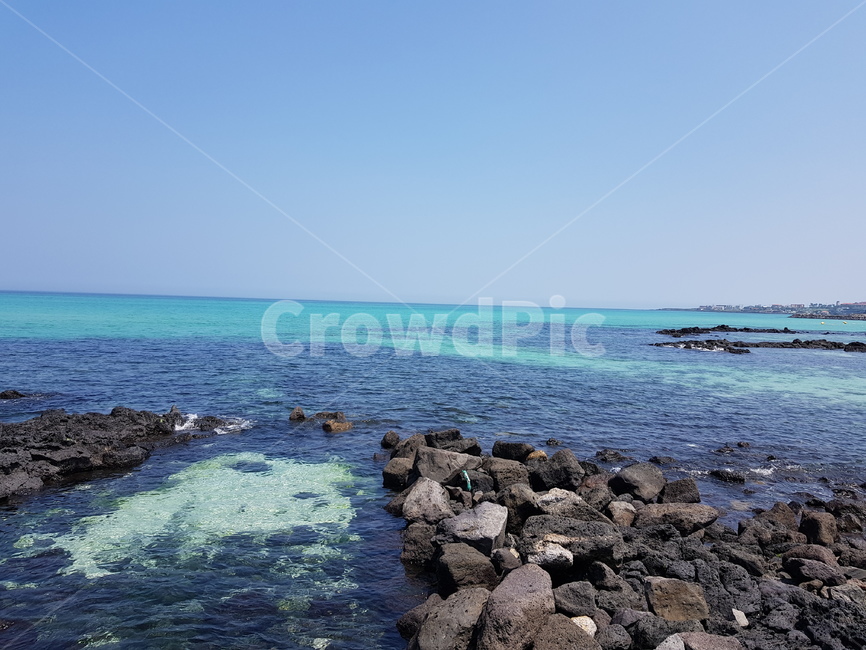 제주도,함덕,함덕해수욕장,바다,맑은,풍경