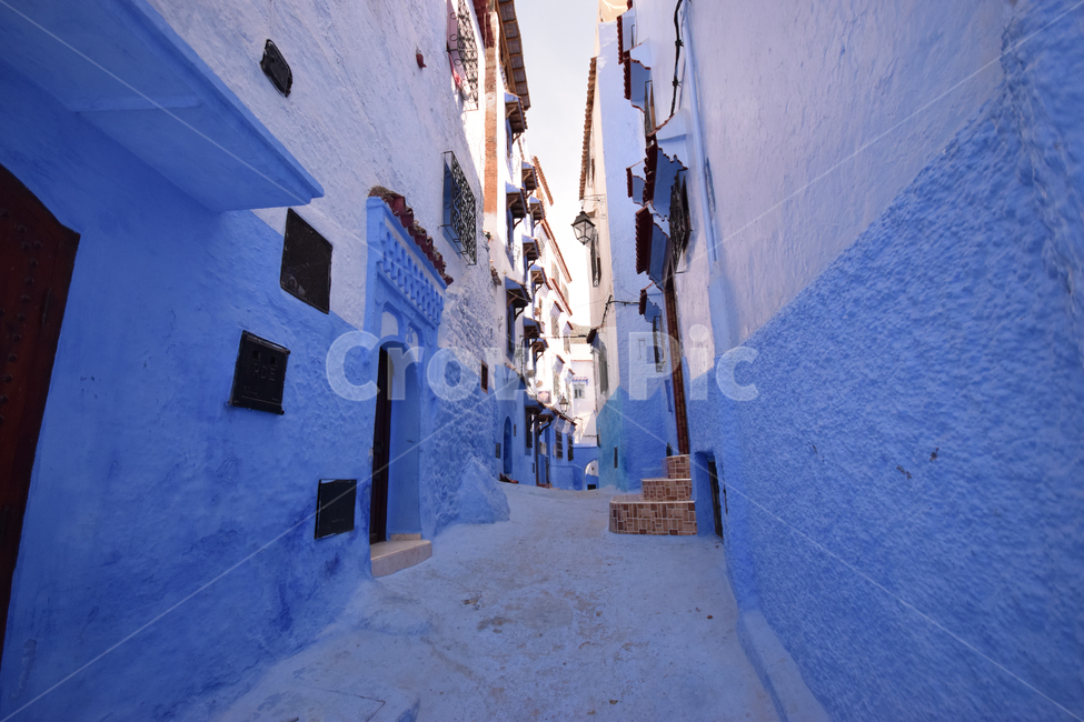 모로코,쉐프샤우엔,골목,파랑,파란색,골목길,alley,walkway,보도,path,통로,flagstone,판석