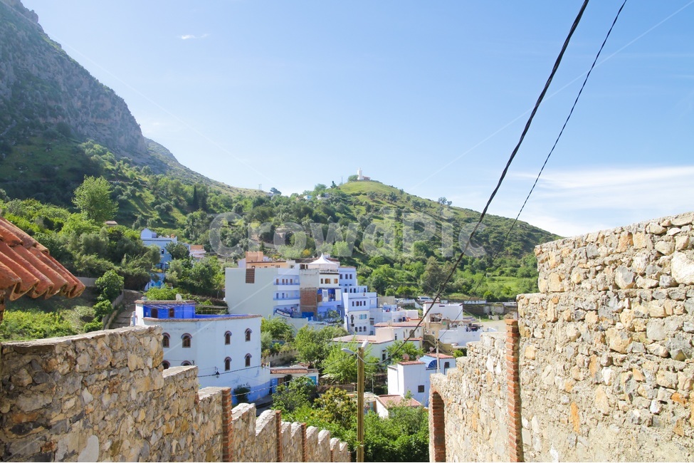 landscape photography,blue image,road photo,alley photo,Chefchaouen,Morocco travel,mountain,Morocco,blue,village photo,blue paint,sight,Africa travel,close
