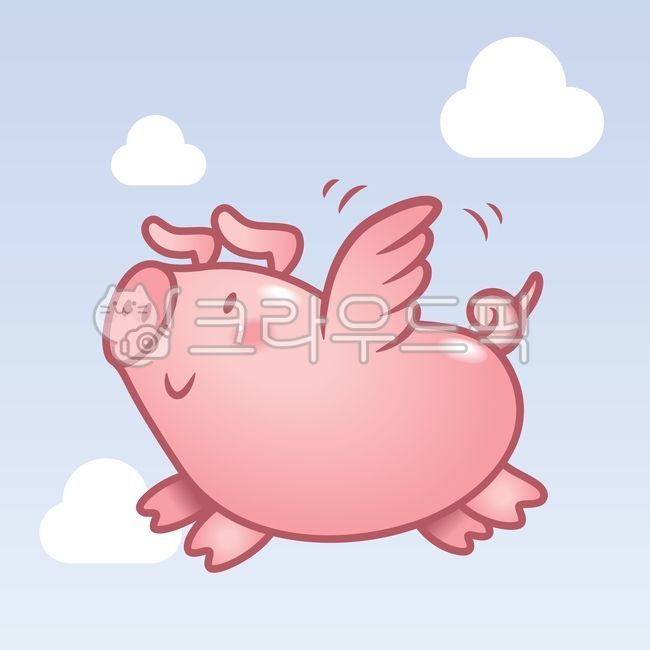 돼지,돼지캐릭터,돼지일러스트,돼지그림,캐릭터,일러스트,날개,돼지꿈,비행,하늘,구름,해몽,금전운,행운,저축,저금,돼지저금통,날다,새,둥실,귀여운,아기돼지,다꾸,다이어리,스티커