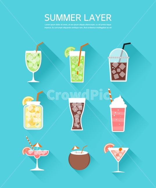 커피,스무디,코코넛,칵테일,아이스,음료수,여름,아이콘,플랫아이콘,여름,계절,summer,season,음료수,drink,beverage,그래픽,일러스트레이션,graphic,illustration,아이콘,icon