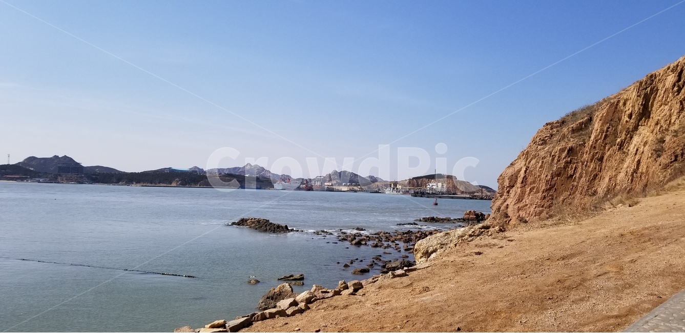 중국,위해,영성,마천령,잔잔한바다,자연,풍경,nature,landscape,promontory,곶