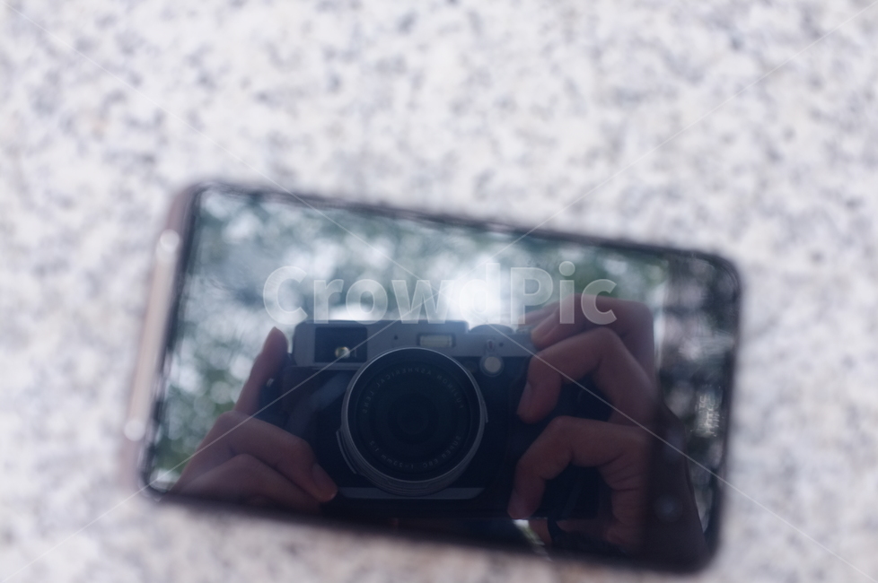 휴대폰,카메라,반영,감성,촬영,셀카,reflection,camera