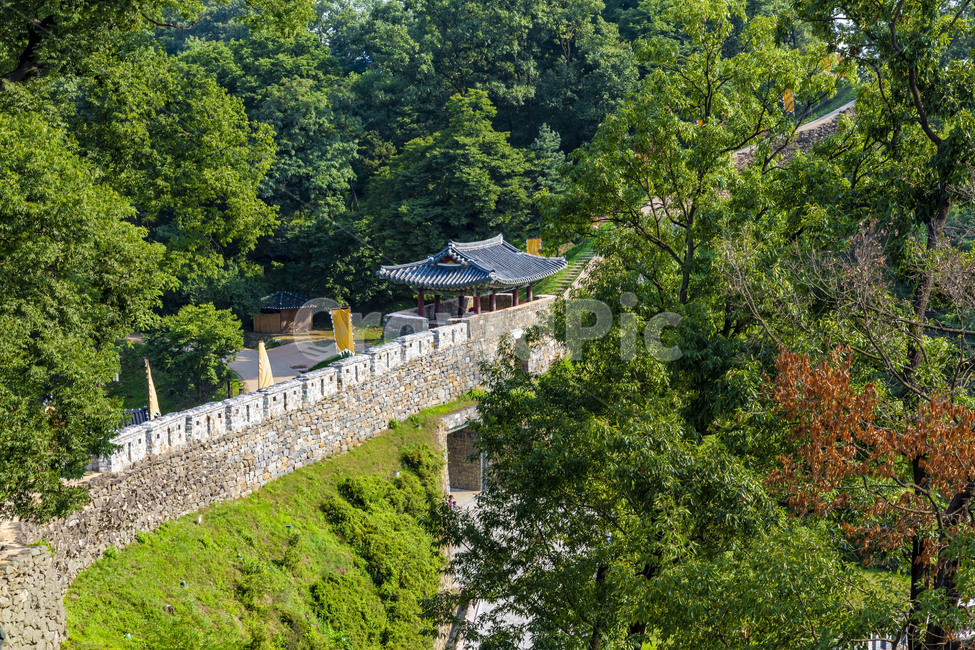 공산성,세계문화유산,국민관광지,성곽,성,웅진성,망루,문화제,전통건축물,성벽