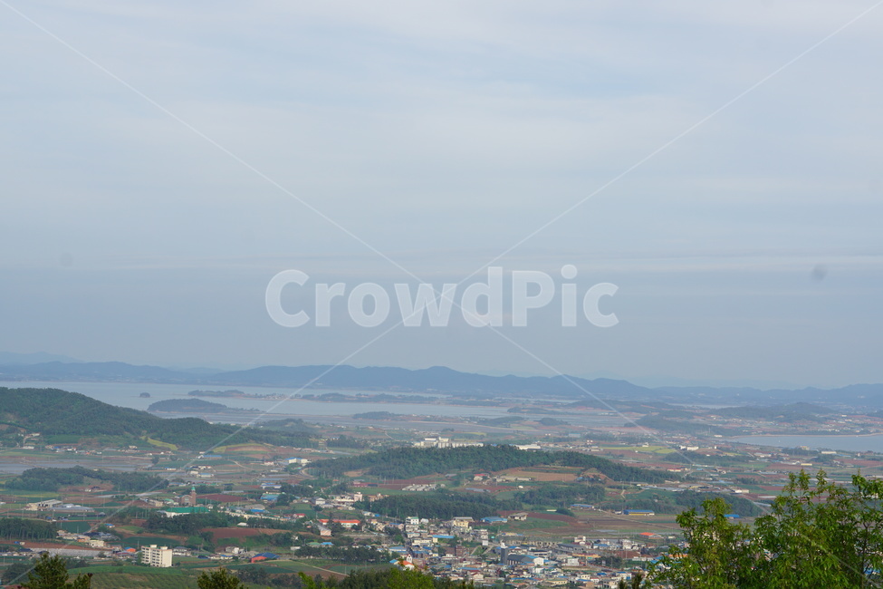 산,마을,풍경,나무,하늘,자연,자연,풍경,nature,landscape,outdoors,옥외,경치,scenery,aerial view,조감도