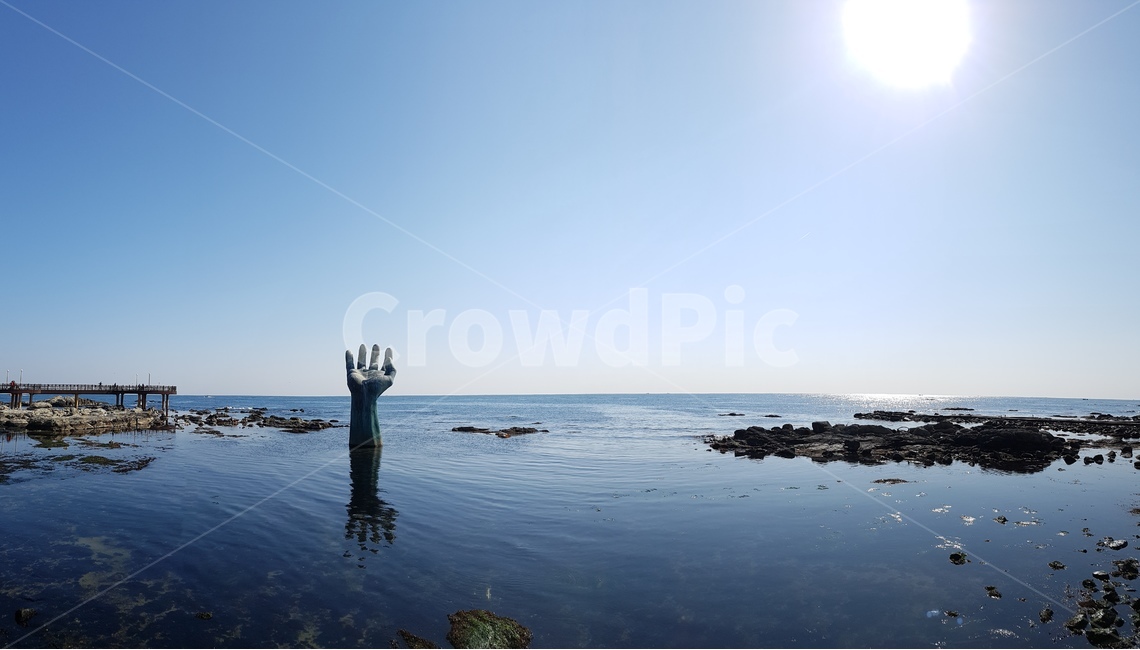 풍경,해변,포항호미곶,태양,바다,해변,바다,beach,sea,랜드마크,landmark,tourist attraction,한국랜드마크,한국관광지,한국명소,korea landmark,korea tourist attraction,조각상,동상,석상,조형물,statue,bronze statue,stone statue
