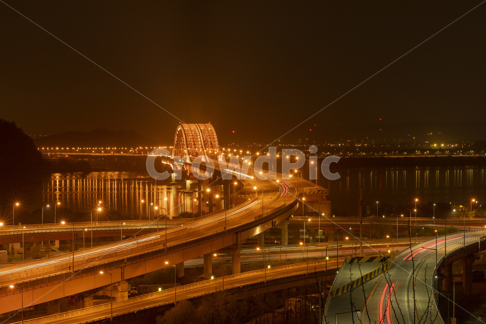 방화대교,방화대교야경,한강다리야경,한강야경,서울야경,야경,밤,풍경,nightscape,night,landscape,road,도로,freeway,고속 도로