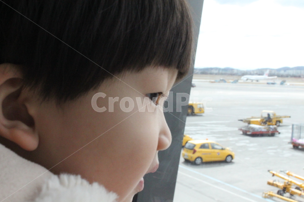 공항,김포공항,공항차,비행기,남아,아이