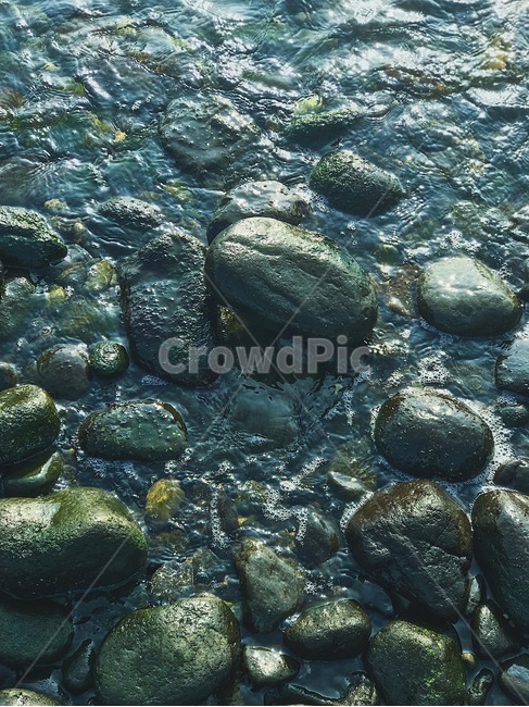 돌,바다,잔물결,푸른빛,초록빛,감성,자연,풍경,nature,landscape