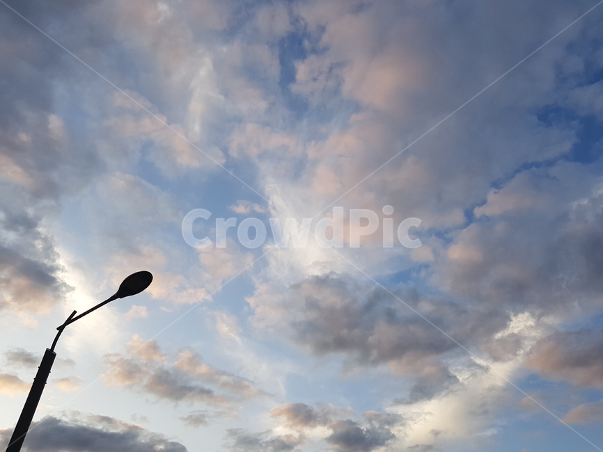 가을,하늘,감성,city,구름,자연,풍경,nature,landscape,lamp post,램프 포스트
