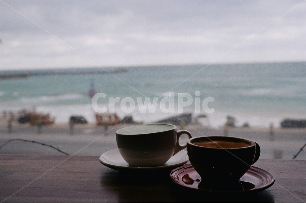제주도,필름카메라,카페,해안,배경,컵,커피,필카,커피,카페,coffee,cafe