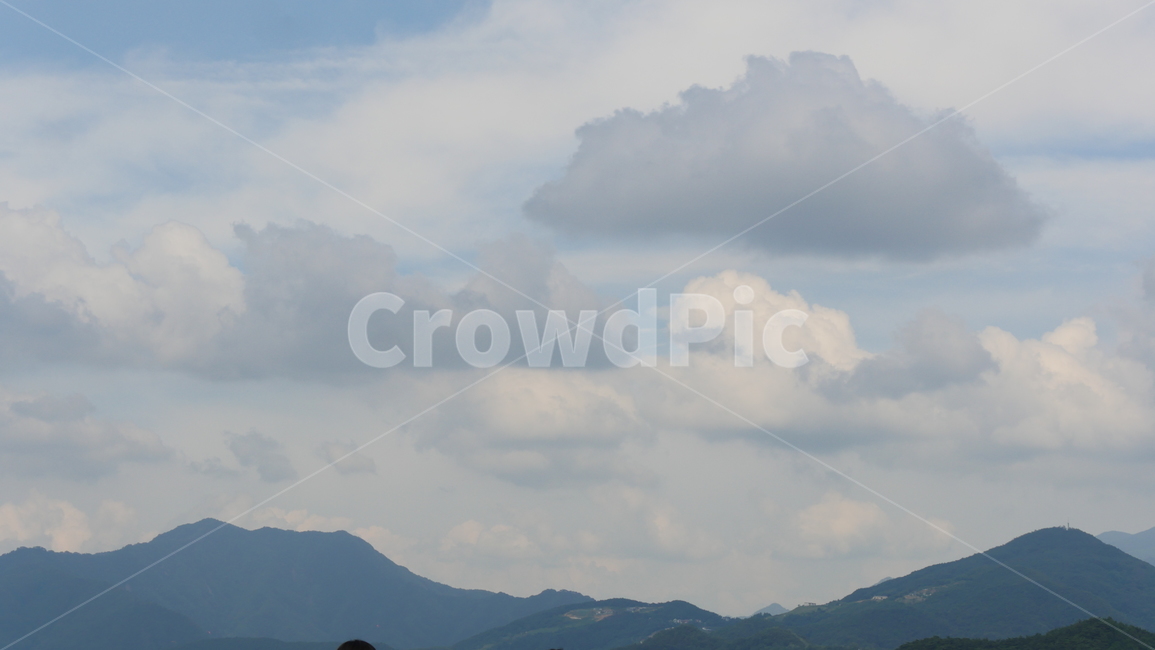 구름,산,맑음,여름,파란,자연,풍경,nature,landscape,weather,날씨,outdoors,옥외,cloud,sky,하늘,cumulus,적운