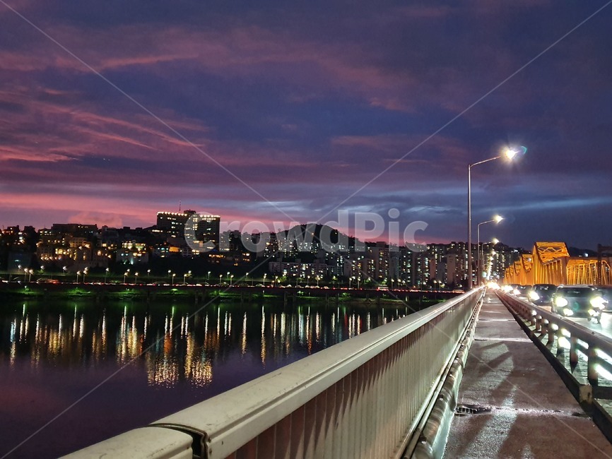 sky,하늘,한강,밤하늘,야경,동호대교,가로등,비온뒤,야경,밤,풍경,nightscape,night,landscape,도시,city