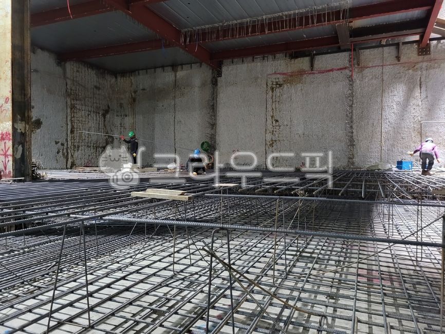 erection,Foundation rebar,Basic rebar arrangement,Reinforcement,construction site