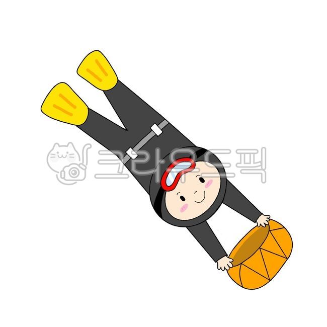 해녀,잠수,해녀일러스트,해녀그림,제주도해녀,제주,제주도,다이빙,캐릭터,사람,직업