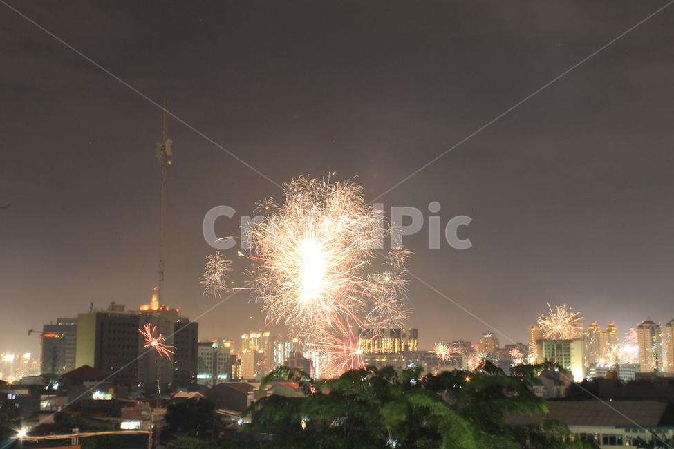 자카르타,불꽃놀이,새해,새해맞이,jakarta,firework,newyear