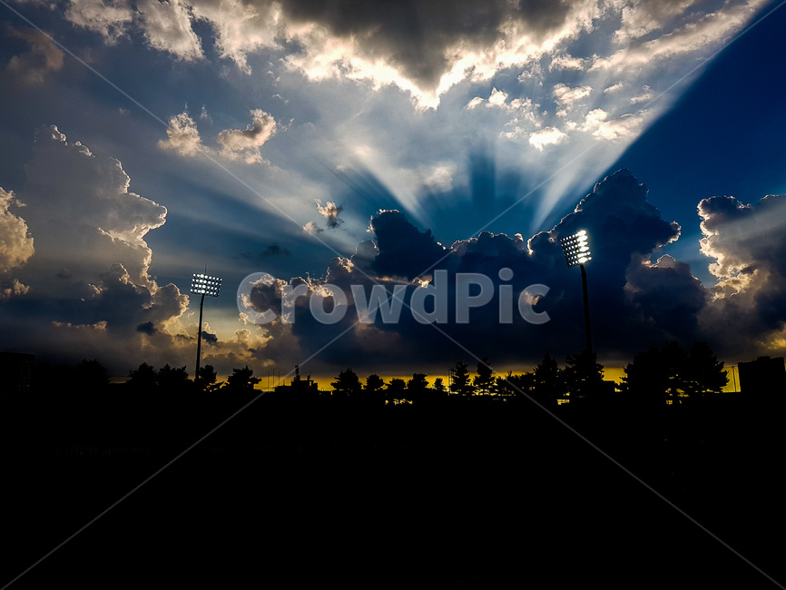 구름,야구장,햇빛,빛,청주,weather,날씨,nature,자연,flare,플레어,light,outdoors,옥외,cloud,sky,하늘,cumulus,적운