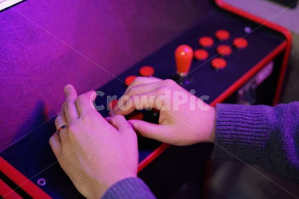 오락,게임,조이스틱,버튼,오락기,게임기,오락실,game,사람,인물,인간,human,person,신체일부,몸,body,게임,오락,놀이,game,play