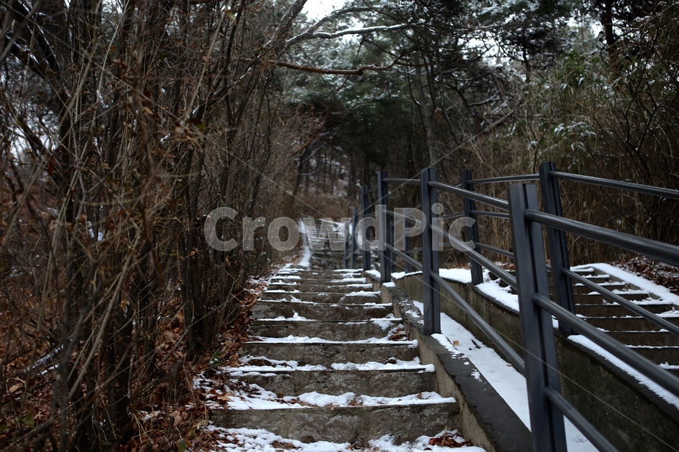 계단,눈오는날,설산,산,겨울,겨울,계절,winter,season,자연,풍경,nature,landscape,banister,난간,handrail,railing,boardwalk,산책로,building,건물,bridge,다리