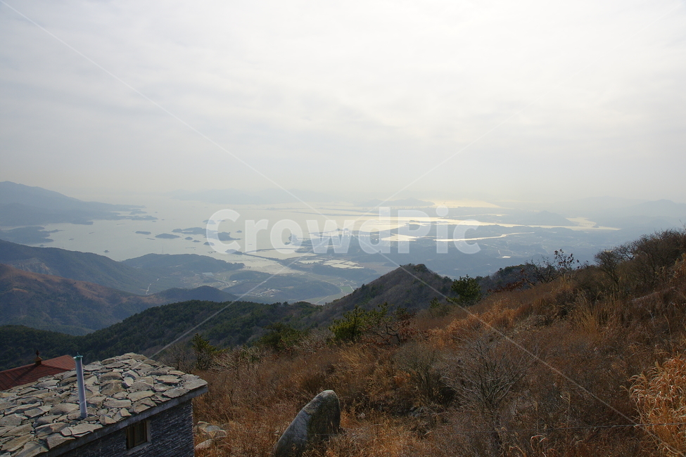 금오산,남해,하동,풍경,바다,하늘,산,섬,나무,풀,구름,자연,풍경,nature,landscape,outdoors,옥외,building,건물