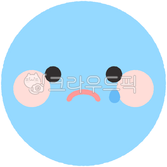 Face,face illustration,face character,circle,expression,emotion,expression character,emotion,face,sky blue,blue,sadness,crying,tears,depression,upset,regret,loneliness,expression of emotion,emotion design,facial expression,blue,cute 