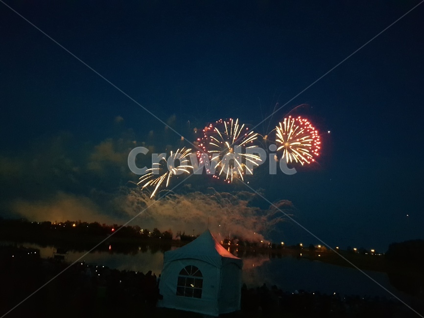 해외,축제,불꽃놀이,밤,하늘