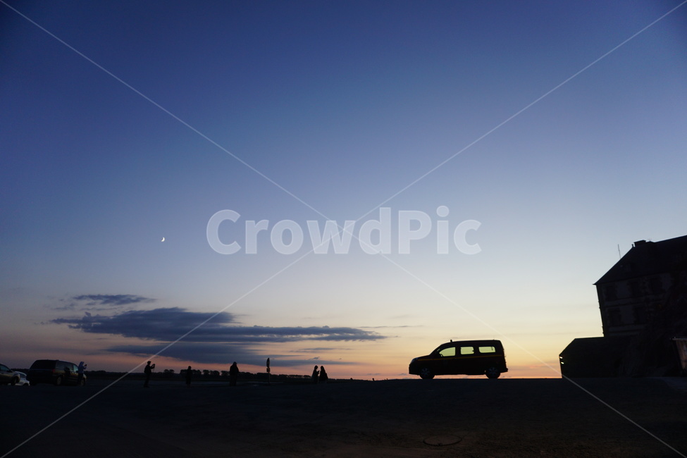 automobile,자동차,vehicle,차량,car,차,outdoors,옥외,nature,자연,그림자,shade,silhouette,실루엣,노을,석양,sunset,저녁,evening,감성사진,감성적,감성