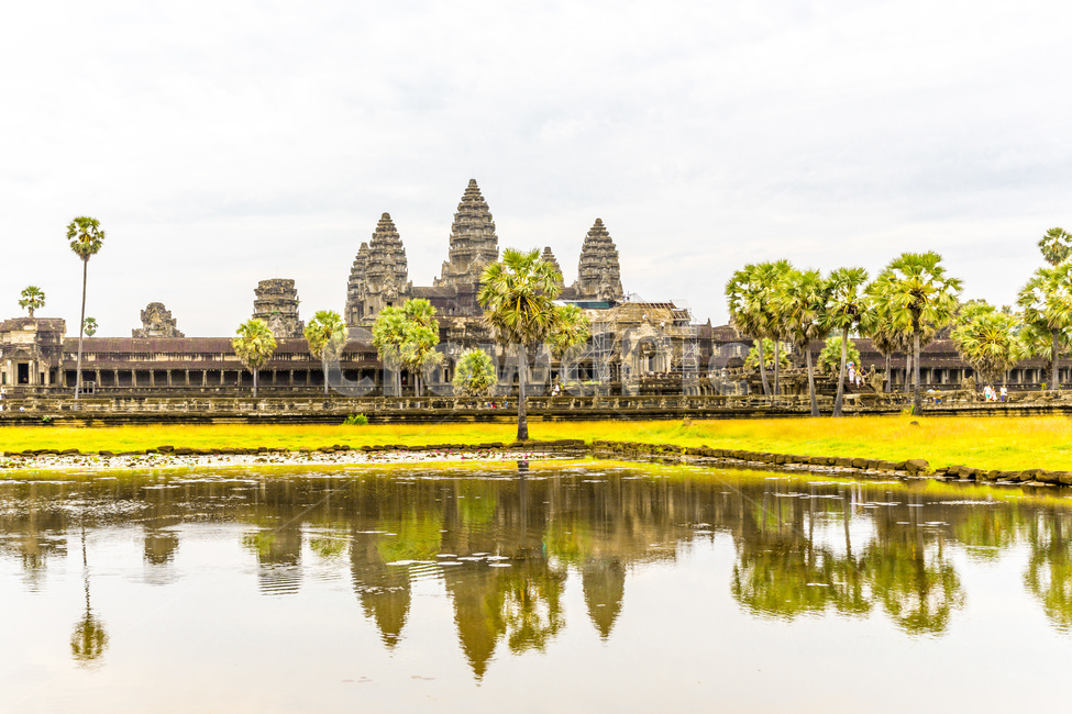 Cambodia,reflection,nature,world cultural heritage,Historic sites,employee,building,Temple,ruins,unesco,sight,land mark,Emotion,Angkor Wat