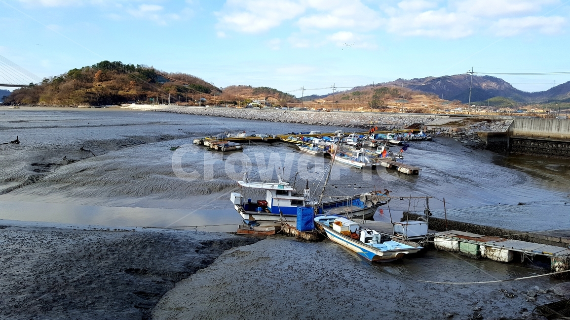 바다,썰물,배,ship,lonely,mudflat,갯벌