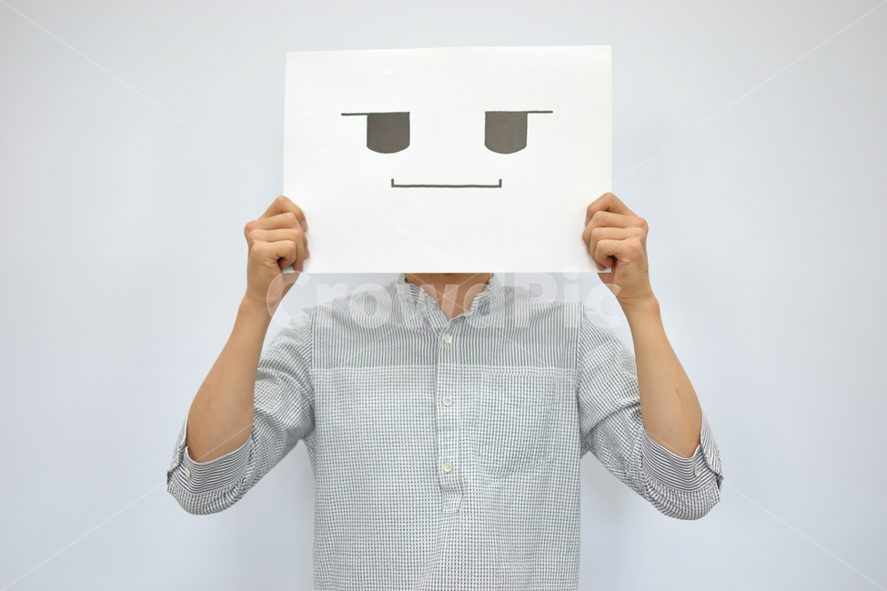 상자,종이,얼굴,표정,제스처,모션,옷,남자,남성,사업,비즈니스,비지니스,소셜,왕따,친구,상사,직장,사회,종이얼굴,표현,의사소통,기업,국민,스트레스,손,팔,사람,인물,인간,human,person,얼굴표정,facial expression,face,감정표현,기분,feeling,emotion,연출,컨셉,콘셉,direction,concept