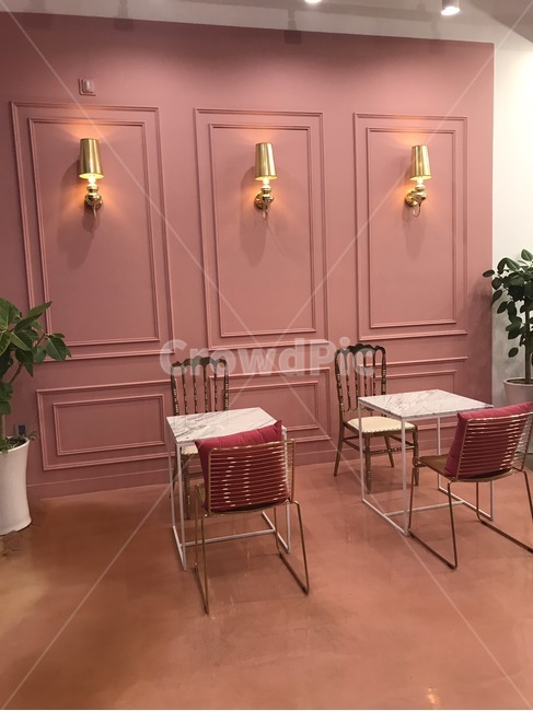 핑크,분홍,카페,세트,pink,set,cafe,인테리어,실내디자인,interior design
