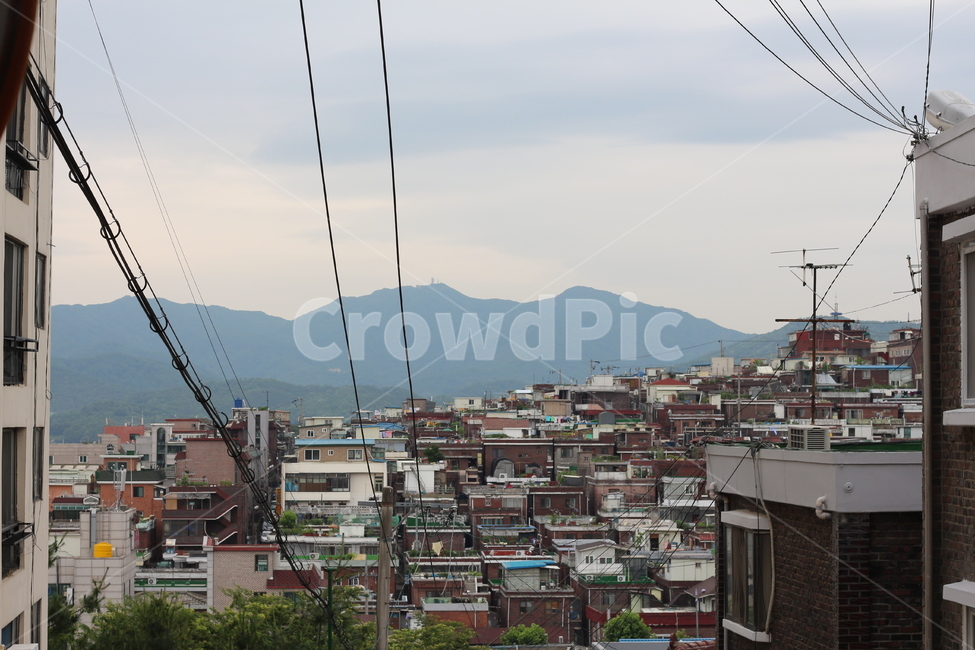 도시풍경,주택가,성남시풍경,도시,소박한도시,도시,풍경,city,landscape,한국도시풍경,한국도시경관,korea cityscape,cable,케이블,power lines,전력선,electric transmission tower,송전탑