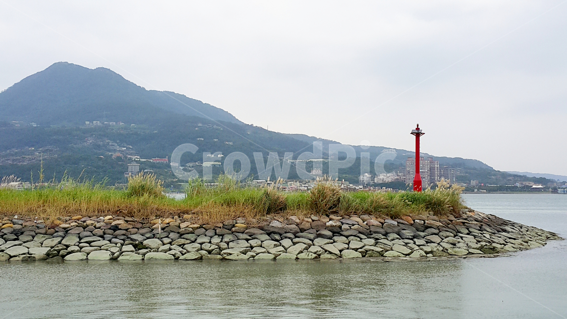 강,등대,산,돌,풀,자연,풍경,nature,landscape