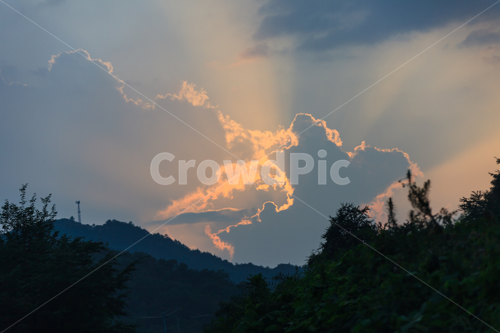 제천,일몰,구름,하늘,저녁,황혼,해돋이,풍경,산,자연,풍경,nature,landscape,light,빛,flare,플레어,outdoors,옥외,weather,날씨