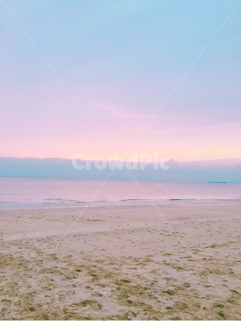 바다,노을,해질녘,하늘,모래사장,수평선,겨울바다,감성사진,자연,풍경,nature,landscape,scenery,outdoors,옥외