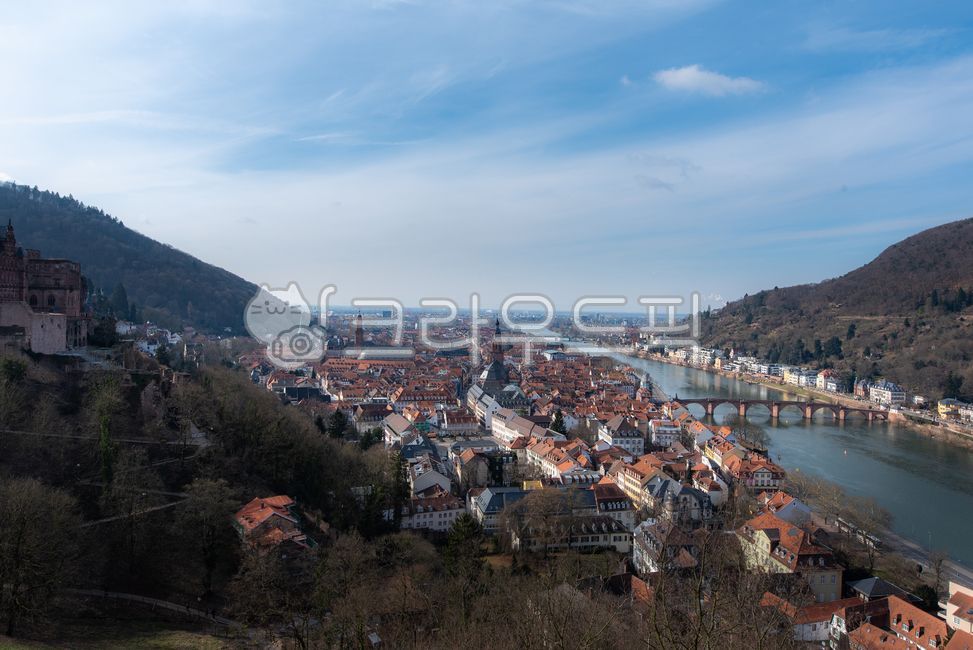 naturallandscape,germany,house,building,medievalcity,houses,cityscape,europe,educationcity,architecture,education city,nature,medieval city,heidelberg,natural scenery,outdoors,river