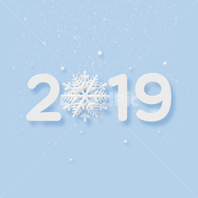 2019,신년,새해,기해년,2019년,텍스트,숫자,일러스트,그래픽,3d,크리스마스,겨울,눈꽃,그래픽,일러스트레이션,graphic,illustration