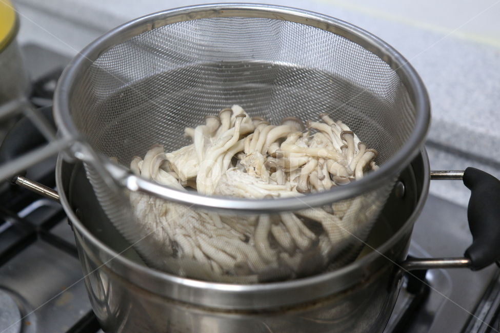 음식,food,버섯,조리,데치기,버섯데치기,느타리버섯,요리,버섯,mushroom,음식,식재료,요리,food,cook,meal,dishes,food reserves