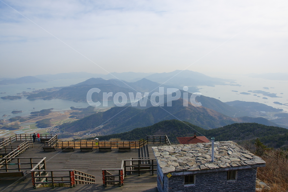 금오산,남해,하동,풍경,바다,하늘,산,섬,나무,풀,구름,자연,풍경,nature,landscape,outdoors,옥외,building,건물