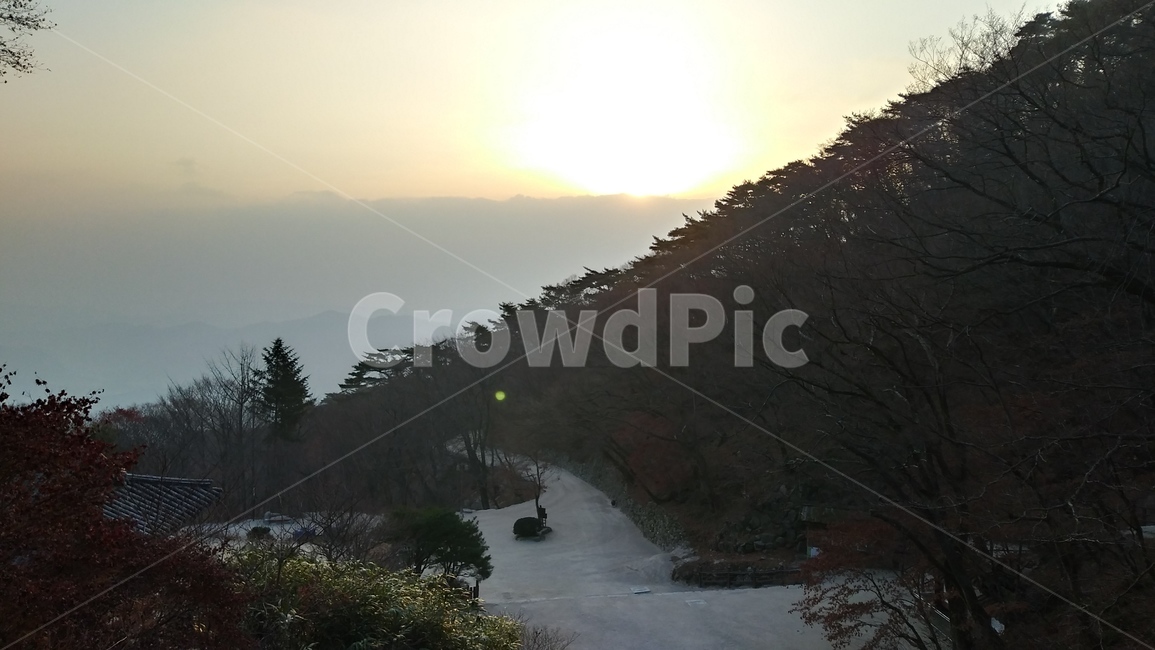 자연,일출,산,빛,nature,light,outdoors