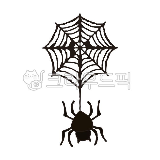 거미,타란튤라,메달린,거미줄,할로윈,검은색,라인,실루엣,그림자,방사형,무서운,동물,절지류,곤충,벡터,일러스트,클립아트,디자인,그래픽,테마