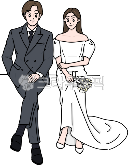 wedding illustration,dress,invitation,Wedding invitation illustration