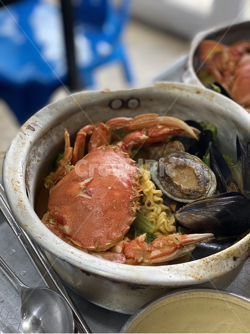 꽃게,전복,해물라면,crab,ramen,food,한국,라면,korea,koreafood,음식,식재료,요리,food,cook,meal,dishes,food reserves