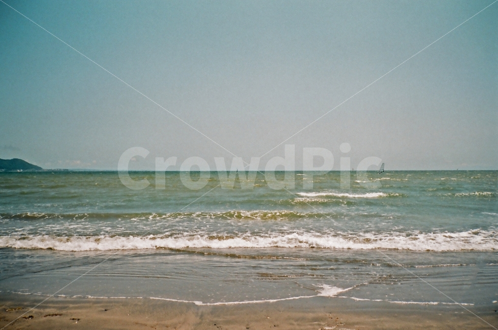일본,가마쿠라,바다,수평선,자연,파도,감성,필카,필름카메라,여름,해수욕장,자연,풍경,nature,landscape,해변,바다,beach,sea