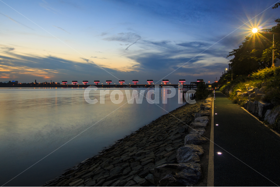 해질녘,풍경,강변,산책로,하단강변,자연,풍경,nature,landscape,야경,밤,nightscape,night,water,물,waterfront,워터 프론트,port,포트,pier,교각