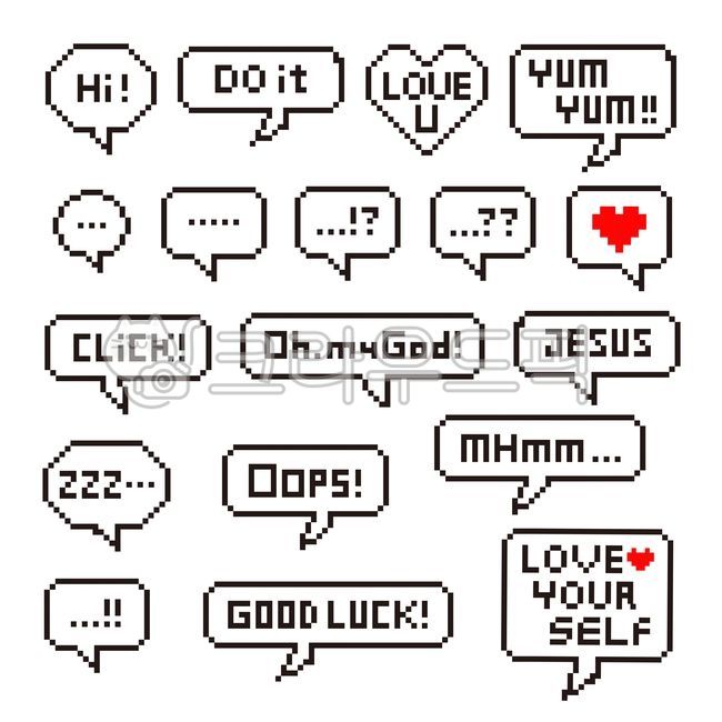 Art,deco,icon,sign,dot,comic book,8bit,speech bubble,Expressing emotions in English,character,icon set,design,small dot,vector,pixel art,designsource,graphic,pixel,conversation,set,pixelart,chat window,black,Expression of emotion,icons,Square,8 bit icon,i