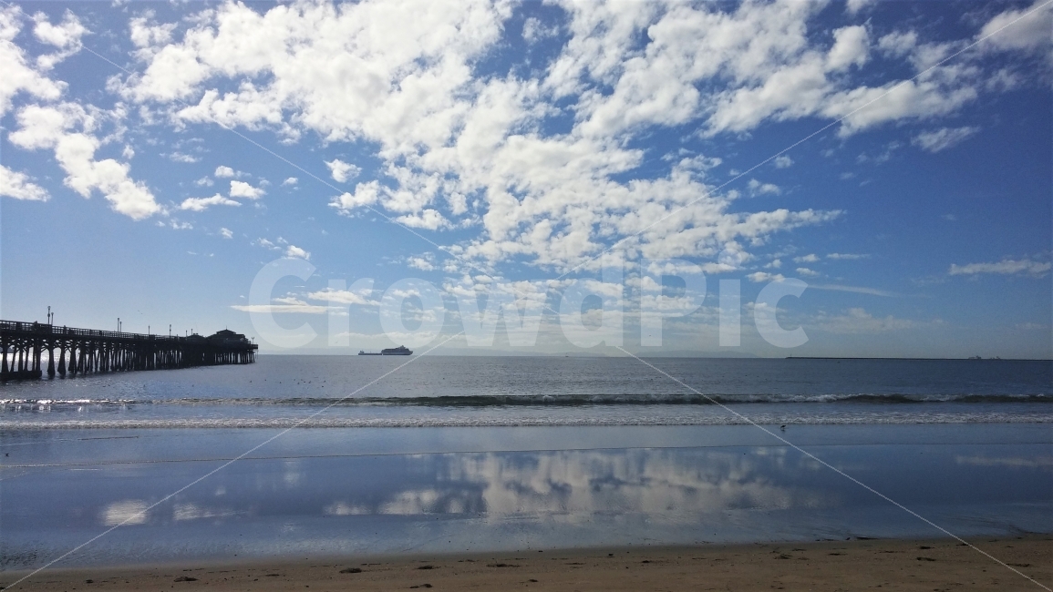 미국,남가주,씰비치,바다,구름,푸른하늘,파도,반영,켈리포니아,ocean,bluesky,cloud,wave,reflection,SealBeach,southernCalifornia,자연,풍경,nature,landscape,해외,외국,세계,foreign,oversea,world,outdoors,옥외
